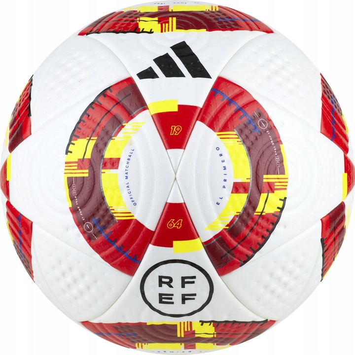 Minge fotbal Adidas RFEF Pro 5, sintetic, 5, alb-negru