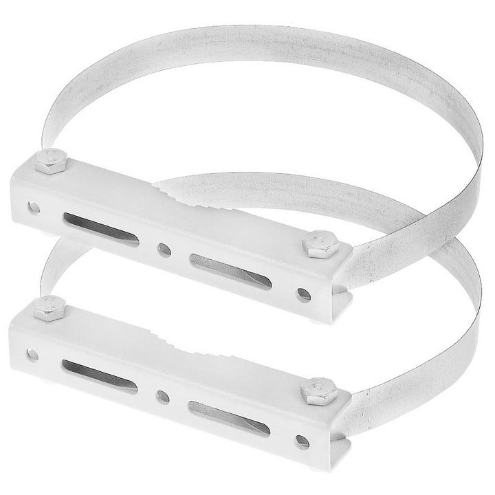 DELTA OR-150/T oszlopra szerelhető tartó, acél, 70-280mm, szalag hossza 2x1m, szalag szélessége 26mm