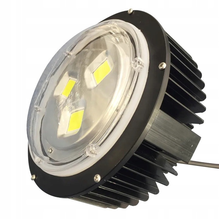 LED High Bay lámpa 150W, 4000K, fekete, 237x220mm, IP65