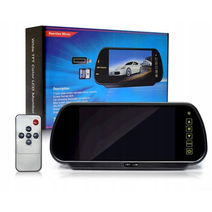 LCD монитор 7" Bowi, 800x480px, 350:1 контраст