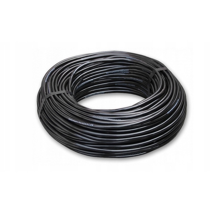 Bradas öntözőcső, 3mm, 100m, fekete PVC, mikro öntözőkhöz