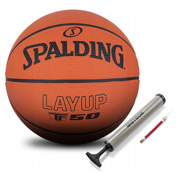 Minge de baschet Spalding TF-50 Layup, set cu pompa, material premium, durabilitate, 29.5 inch