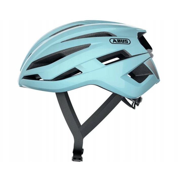 Abus StormChaser sport védősisak, 51-55cm, jó szellőzés, copf kompatibilitás, pasztell