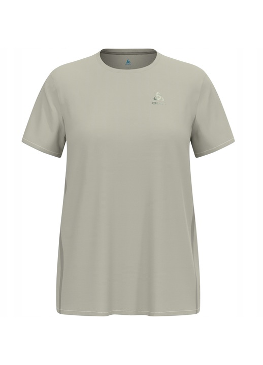 Tricou sport dama Odlo ZEROWEIGHT CHILL-TEC, respirabil, gri, poliester reciclat
