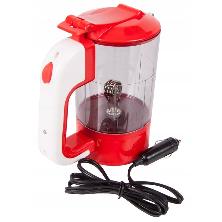 Fierbator electric pliabil, 600ml, 750W, 2 cani incluse, albastru