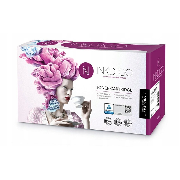 Toner Inkdigo Premium XL, черен, за принтери HP, 1000 страници A4, комплект от 2 броя
