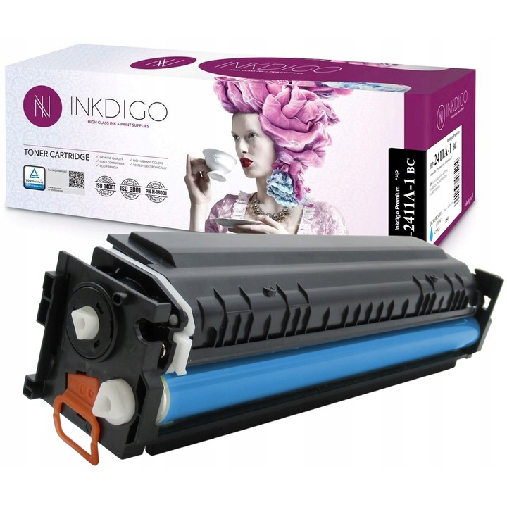 Toner Inkdigo Premium XL, циан, за лазерни принтери HP, 850 страници A4