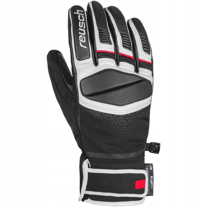 Manusi sport Reusch Mastery, izolatie R-Loft, Softshell Eco, negru, marime medie