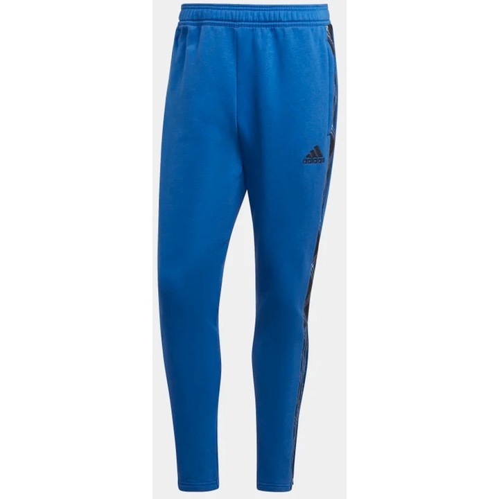 Pantaloni sport barbati, Adidas, Tiro Winterized Track, confort termic, uscare rapida, albastru, polar, M INTL