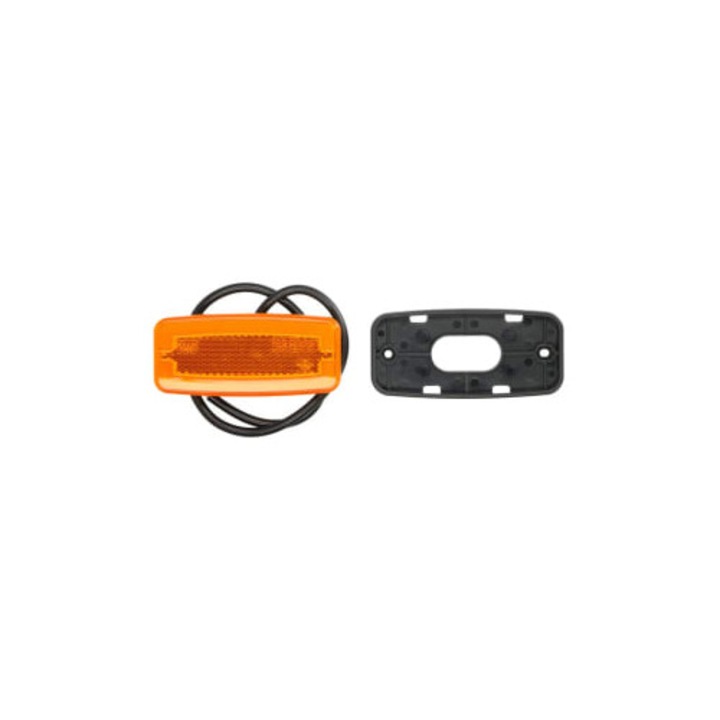 Lampa gabarit TRUCKLIGHT ovală portocalie, 52mm x 110.8mm x 20.5mm, 12/24V