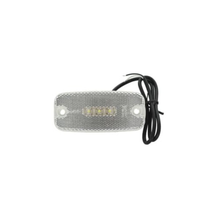 Lampa gabarit Hella, alb, 12/24V, 22x111x51mm