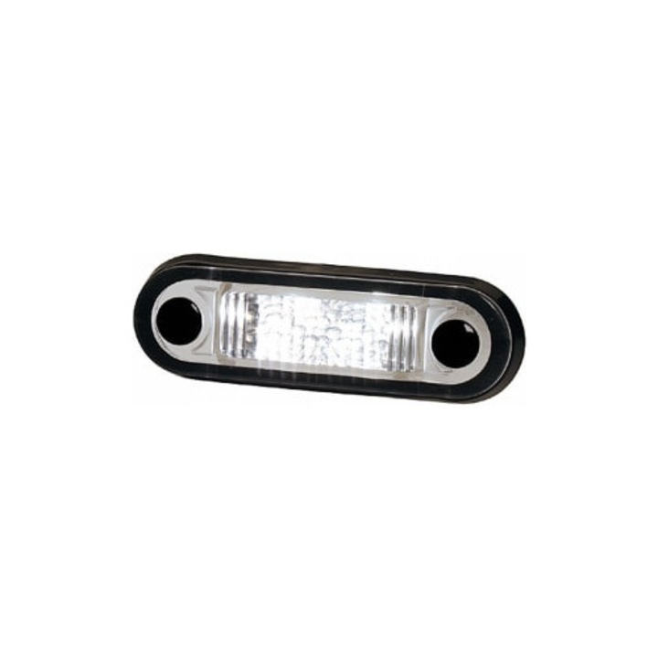 Lampa de iluminat interior Hella, alb/transparent, 12/24V, lungime cablu 120mm