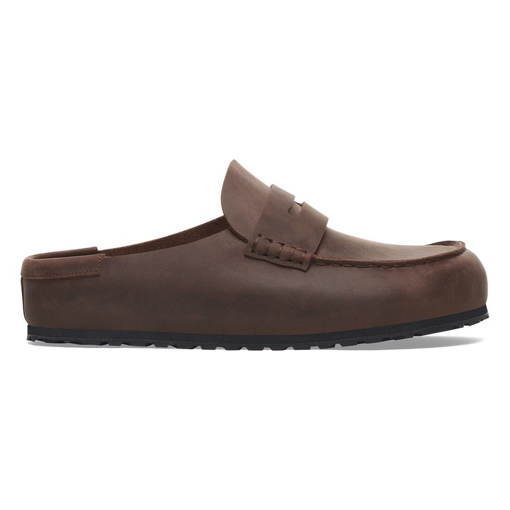 Mocasini Unisex Birkenstock Naples Narrow Fit, Maro