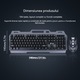L-SHARK T750 Комплект Gaming Клавиатура и Мишка RGB 104 Клавиша Anti-Ghosting Метална Водоустойчива За Игри и Офис