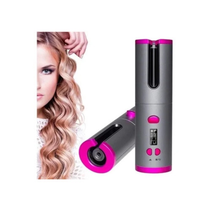 Automata hajgöndörítő, többfunkciós hajgöndörítő töltéssel, professzionális hajgöndörítő, L alakú alakú
