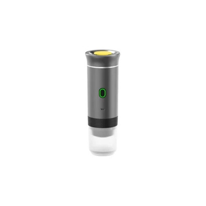 Espressor electric portabil, extragere la presiune inalta, argintiu