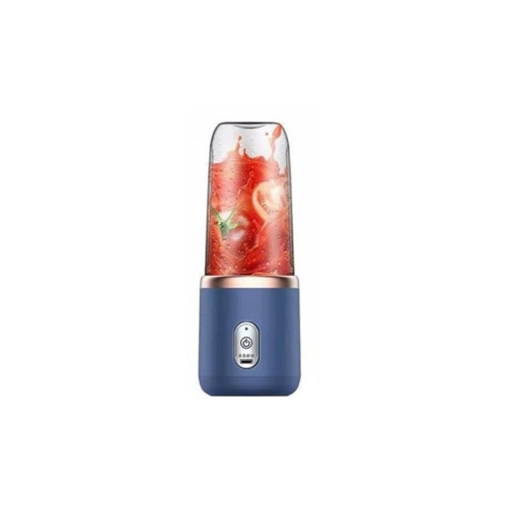 Storcator portabil 300ml albastru USB