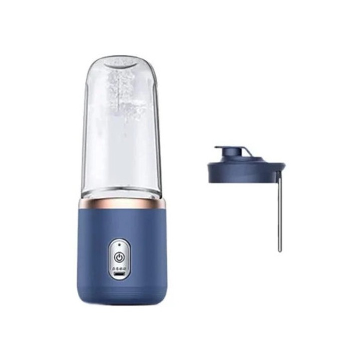 Blender portabil, mini electric, USB reincarcabil, 350ml, A227