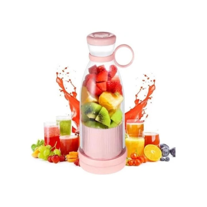 Licuadora portabila, 400ml, 21000RPM, albastra