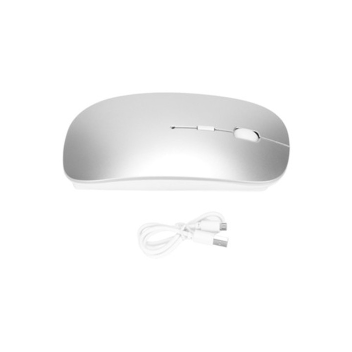 Mouse wireless ultrafin, silencios, reincarcabil, pentru laptopuri si tablete