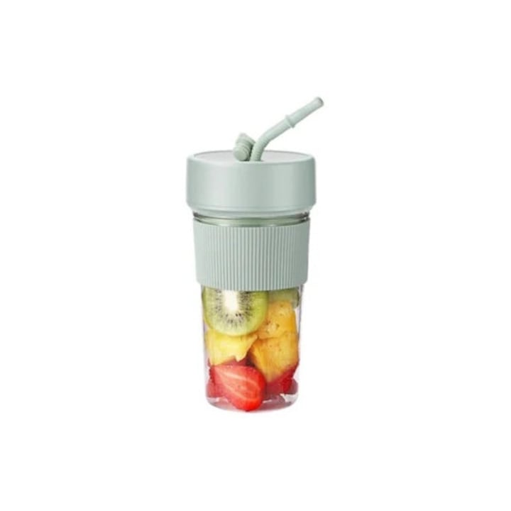 Tocator electric Zass, 200 W, 1 treapta de viteza, 1.2 l, bol din sticla, cutit 2 lame otel inoxidabil, sistem siguranta prin blocare, argintiu, recipient plastic 400 ml si capac, recipient macinat