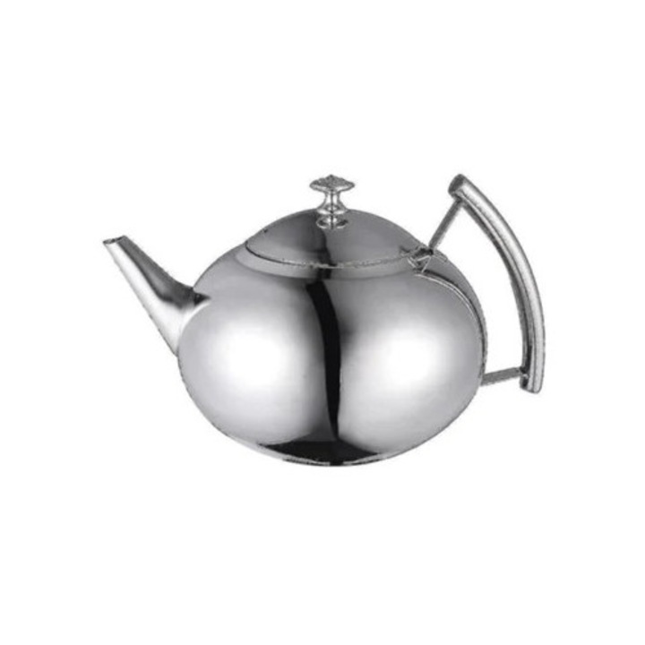 Truyuety rozsdamentes acél teáskanna, indukciós főzőlaphoz alkalmas, könnyen tisztítható, 1.5L