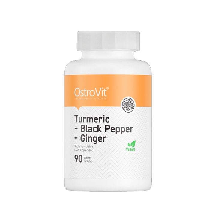 Ostrovit Turmeric + Ginger + Black Pepper 90 tabs