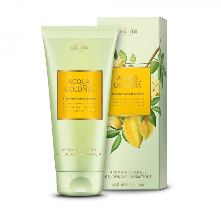4711 Acqua Colonia Starfruit & White Flowers uniszex parfümös tusfürdő 200 ml