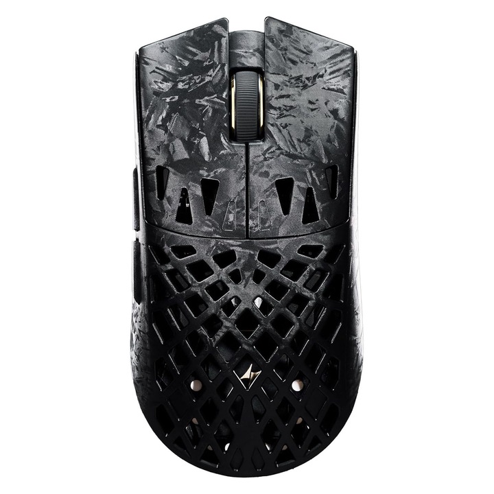 Mouse de gaming wireless ATK Blazing Sky Ghost, senzor PAW3950Ultra, 300 mAh, Negru, ultra-ușor 48g