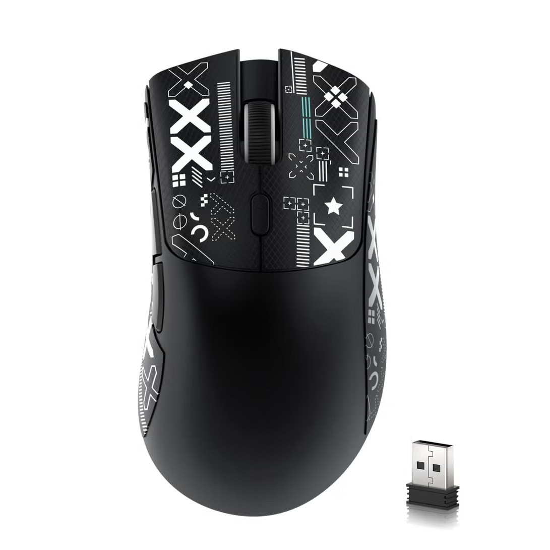 Mouse wireless ATTACK SHARK R1, 6 DPI reglabil, 59g, 22K DPI, cu