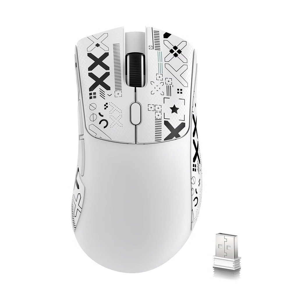 Mouse de gaming ATTACK SHARK R1, 59g, 3 moduri de conectare, 6 DPI