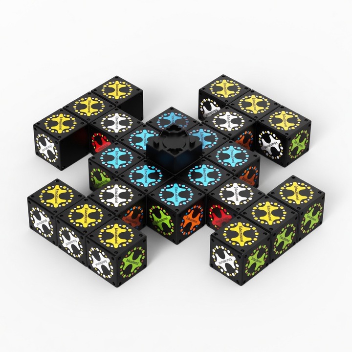 Cub Mágneses Átalakítható 3D, OLOEY® - több mint 70 Forma, Oktató Fidget Játék Erős Mágnesekkel