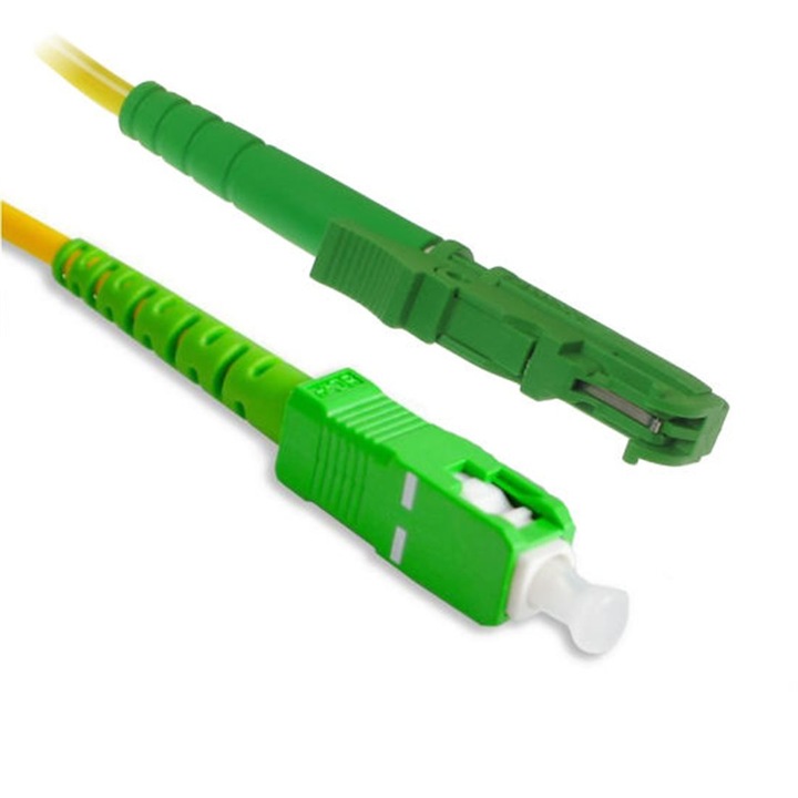 Patchcord Fibra Optica R&M Simplex Single Mode Manta LSZH semi-tight bufer SC/APC-E2000/APC (LSH/APC) 9/125 30 metri
