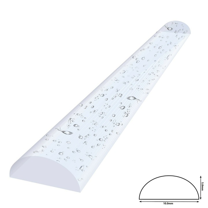 Prog Akrylow 10x5 mm pentru Cabina de Dus, 80 cm, Transparent