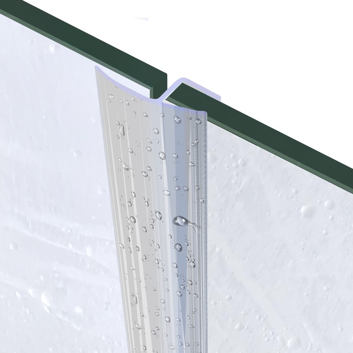 Zuhanykabin tömítés DK01, 6mm-7mm, 70cm, átlátszó