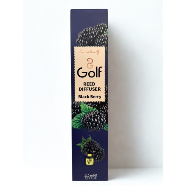 Odorizant de camera Reed Diffuser, Black Berry 110 ml