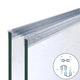 KYCT DK12 zuhanygarnitúra 4mm átlátszó 140cm PVC mágneses