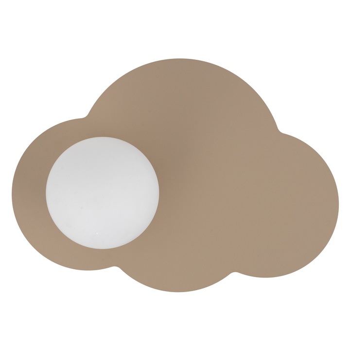 TK-Lighting Cloud New fali lámpa, fém, üveg búra, többszínű, 1xG9