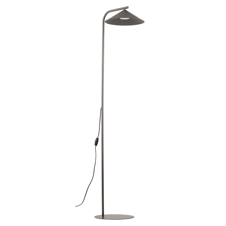 Lampa de podea LUME, TK-Lighting, metalica, conica, culoare bronz, dimensiuni variate