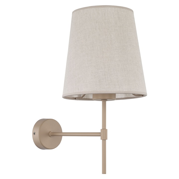 TK-Lighting Elizabeth fali lámpa, bézs, 1xE27, klasszikus design, modern minimalizmus