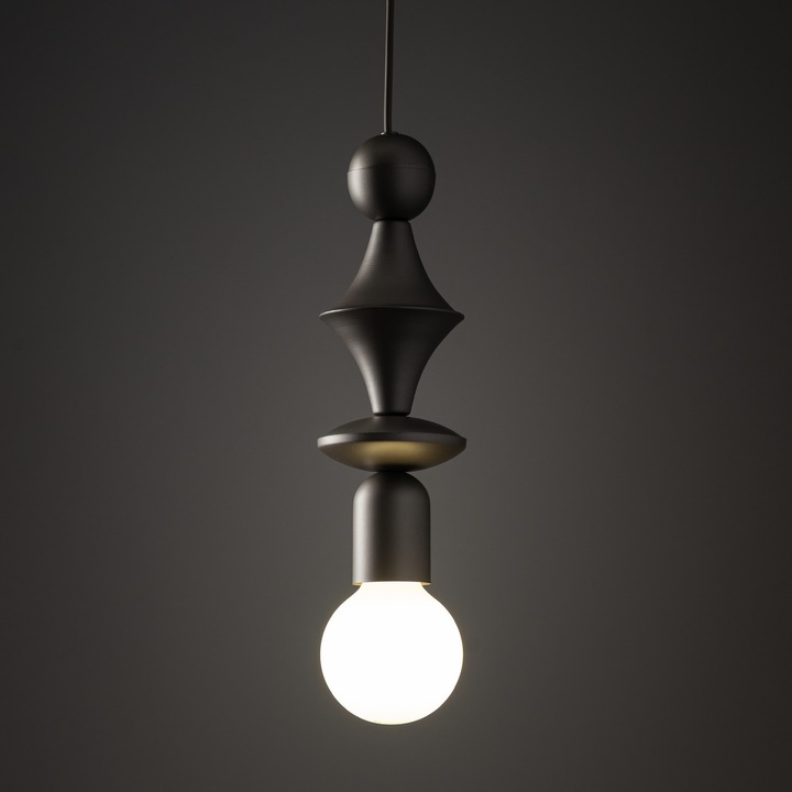 Пендел TK-Lighting TOWER, цвят бронз, E27