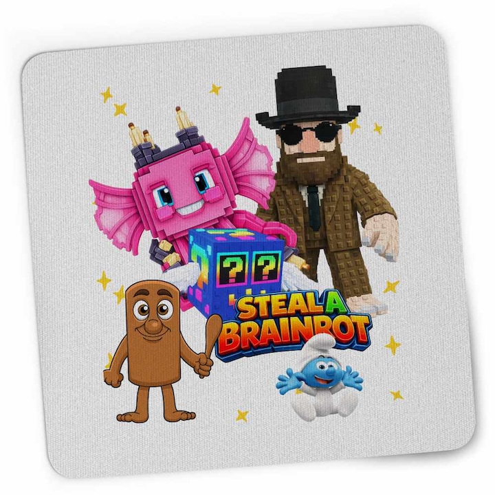 Gaming egérpad Steal a Brainrot Matteo Roblox Meme, 21x19cm