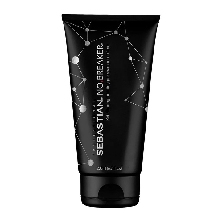 Sebastian Professional No.Breaker Pre-Shampoo 200 ml, tratament reconstrucție, pentru păr deteriorat, unisex