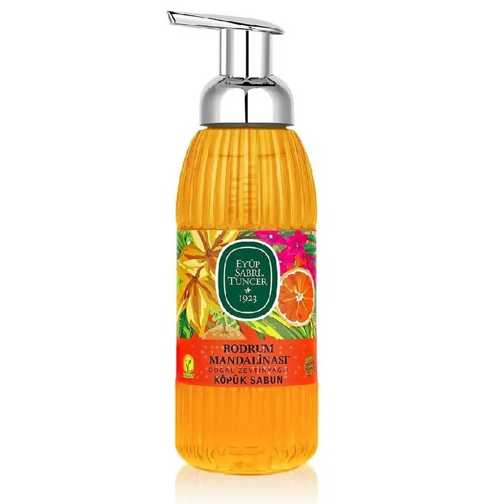 Săpun spumă cu ulei de măsline și aromă de mandarină Eyüp Sabri Tuncer 400 ml