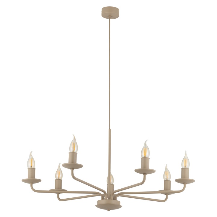 Полилей TK-Lighting Limal 7 рамена черен 7xE14