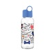 Set sticlă 450 ml și 2 pahare din sticlă x 280 ml, albastru Disney Mickey and Friends