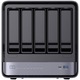 Mini PC Minis Forum NAS N5 Pro cu procesor AMD Ryzen™ AI 9 HX PRO 370 pana la 5.1GHz, 32GB RAM, 128GB SSD, AMD Radeon™ 890M, No OS