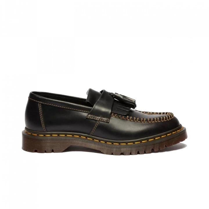 Pantofi unisex tip loafer din piele Adrian, Negru