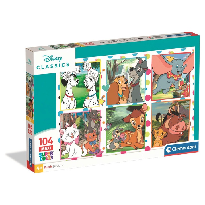 Disney Classics Moments 104 db-os maxi puzzle Clementoni