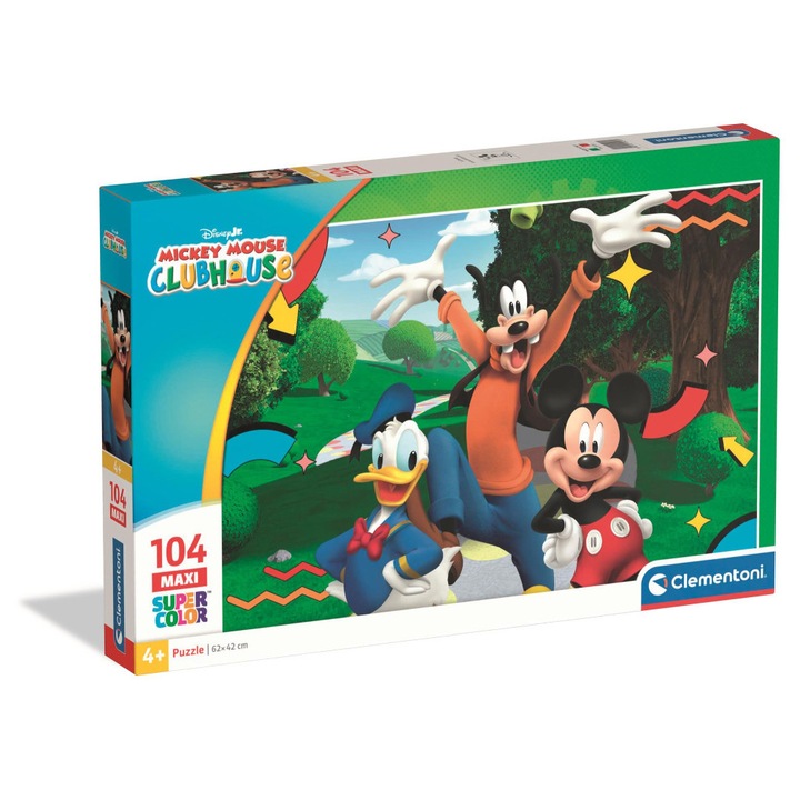 Disney Mickey Clubhouse 104 db-os maxi puzzle Clementoni